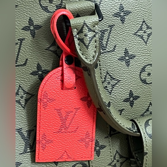 Louis Vuitton Keepall 45 Khaki Green/ Vermillion Red - Picture 9 of 12